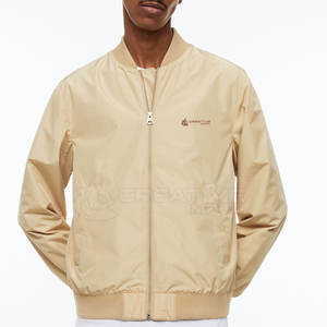 Venta al por mayor de chaqueta de bombardero de los hombres de tela de alta calidad, ajuste moderno, OEM chaqueta disponible para los hombres, chaquetas de los hombres - Product Image 1