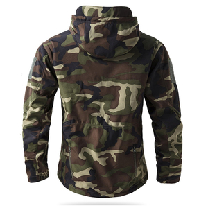 Abrigo táctico chaqueta de hombre de concha blanda recién llegado piel al aire libre tela de concha blanda ropa impermeable impresa Unisex - Product Image 5