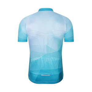 Best Quality Men's <b>Cycling</b> Jersey Heat-Transfer Printed 100% Polyester Fabric Short Sleeve Waterproof Breathable Sports Wear - Product Image 2