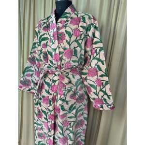Luxury Unisex Velvet Kimono Elegant Reversible Cotton Lined Quirky Gown Autumn Winter Boho <b>Jacket</b> for House Robe Perfect ODM - Product Image 5