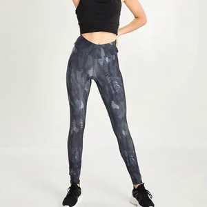 Mallas de Yoga de LICRA para mujer de la mejor calidad, transpirables, de cintura media, de talla grande XL, estampado sólido, precio razonable personalizado - Product Image 1