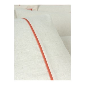 Juego de Funda Nórdica Doble Inborn Banded de Lujo, Algodón Satinado, Color Naranja Sólido, para Cama King/Twin, Juego de 4 Piezas para Ropa de Cama, Bodas - Product Image 3