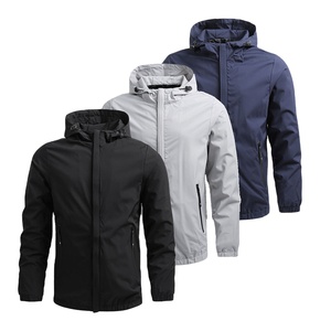 Vestes d'extérieur imperméables unisexes de qualité professionnelle manteau d'extérieur avec veste imperméable à glissière pour hommes - Product Image 1