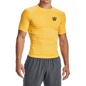 Fitness Wear Respirant Hommes Manches Courtes Rash Guard Offre Spéciale Rash Guard Poids Léger Manches Courtes Rash Guard - Product Image 3