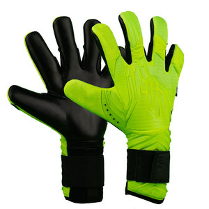 Gants de gardien de but en latex et nylon tricoté professionnels, meilleurs gants d'entraînement de football, fabricant en gros, 202 - Product Image 1