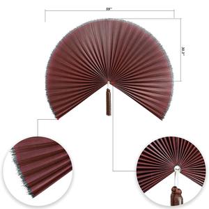 Ventilateur mural pliant en bambou naturel Extra Large fait à la main Design traditionnel Décoration de la maison King Craft du Vietnam - Product Image 4