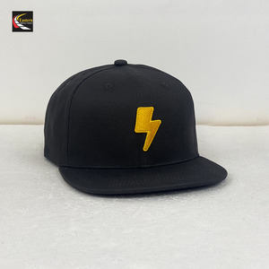 Gorra de béisbol de alta calidad con logotipo personalizado bordado Flat Top Hat Snapback - Product Image 5
