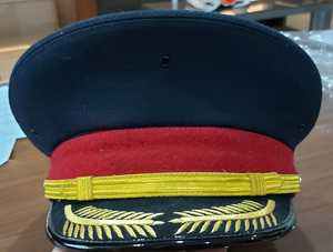 WOK Casquette à visière d'officier de haute qualité Casquettes d'officier avec broderie à la main sur le devant - Product Image 5