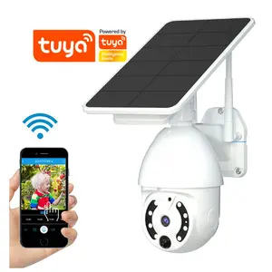TUYAPZT屋外ガーデンライトモニタリングFHDナイトビジョンコートヤードボールマシンスマート監視カメラ