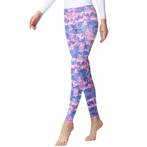 Women’s Colorful Printed Yoga <b>Pants</b> Slim Fit High Elastic Quick Dry Fitness Leggings for Training & Sports Activewear Trousers - Product Image 3