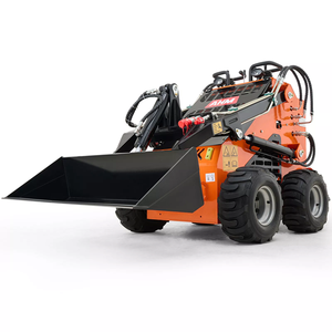 Marcher derrière Mini Skid Steer Loader chenille bon marché avec moteur pour l'utilisation du chargeur frontal du tracteur à bûches - Product Image 5