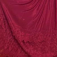 Robe de mariée ethnique vintage bohème écologique pour femmes afghanes, magnifique travail de perlage, palette de couleurs riches, tissu en mousseline naturelle