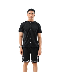กางเกงขาสั้นผู้ชายสีดำ ผ้าแคนวาส ระบายอากาศได้ดี เอวยางยืด ทรงกลางลำตัว สไตล์ลำลอง - Product Image 1