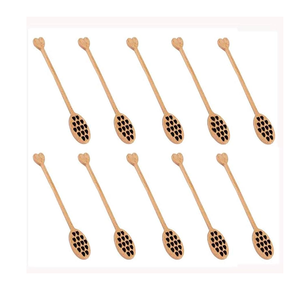 Palito de miel de madera con logotipo personalizado, cuchara de miel, cuchara de restaurante para niños, embalaje y envío personalizados - Product Image 6