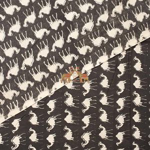 Sanganeri Hand Block Animal Camel Printed Bagru Cotton Cambric Fabric Breathable Eco-Friendly Organic Lightweight Fabric - Product Image 6