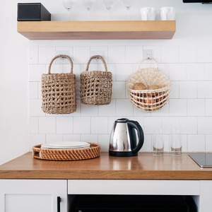 Panier mural en jonc de mer tissé à la main pour le stockage de l'oignon et de l'ail paniers suspendus en paille de haute qualité - Product Image 5