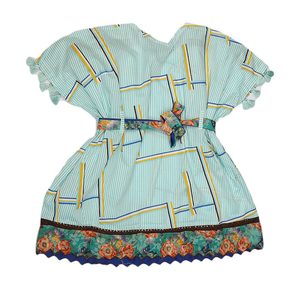 Girls Fancy <b>Kurti</b> - Cyan - Product Image 2