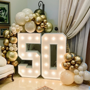 Grandi Lettere Luminose a LED da 4 Piedi, Numeri Luminosi da 3 Piedi e 2 Piedi, Lettere Giganti a LED per Feste, Matrimoni e Compleanni - Product Image 4