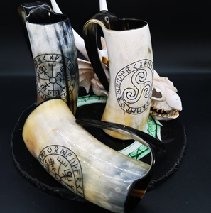 Viking Drinking Mugs, Anniversary Gift, Husband Gifts, Couples Gift, Christmas Gifts - Product Image 1