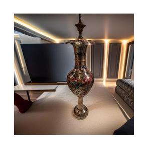 Elegante jarra de estilista de cobre Premium, auténtico acabado martillado ecológico, diseño inspirado en la realeza para la salud, el bienestar y la cena - Product Image 3