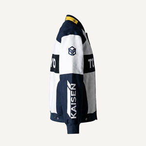Racing Motorsport <b>Bomber</b> <b>Jacket</b> Embroidered Patch Streetwear Baseball Windproof Team Uniform Custom Logo % Cotton Quick Dry - Product Image 3