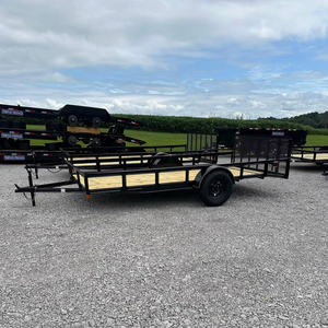 จัดส่งฟรี6.4X14ประสิทธิภาพสูง2900lb gwr อุปกรณ์อเนกประสงค์รถพ่วงสำหรับทำงานและใช้งานในฟาร์มขนาดกะทัดรัดแข็งแรงง่ายต่อการดึง - Product Image 1