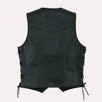 Gilet en cuir de vachette personnalisé pour hommes vente en gros gilet personnalisé en cuir de vache véritable pour hommes