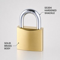 Cadenas en laiton massif 20 mm, robuste, étanche, antirouille, avec anse renforcée, à clé, pour salle de sport, bagages, porte, extérieur, OEM, personnalisé, vente en gros
