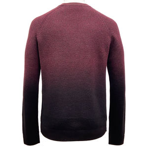 Suéter de Cuello Redondo de Manga Larga de Lana Merino Extrafina Premium para Hombre, Personalizado, Ajustado, Teñido por Inmersión, Acanalado, Invernal, Antiarrugas, de Secado Rápido - Product Image 2