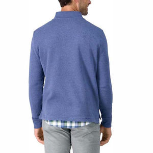 เสื้อสเวตเตอร์คอตตอนผสมสำหรับผู้ชายเสื้อสเวตเตอร์ซิปปรับยี่ห้อได้ตามต้องการมีลายพิมพ์ - Product Image 3