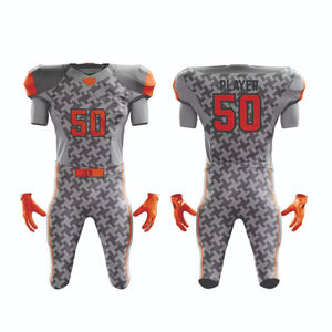 Maillot de football américain par sublimation personnalisé en gros Uniformes surdimensionnés de football américain pour la formation des jeunes et des collèges - Product Image 1