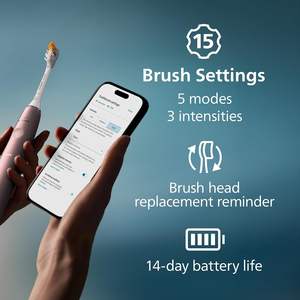 Brosse à dents électrique Philips Sonicare DiamondClean 9900 Prestige - avec technologie SenseIQ et fonctionnalités avancées - Product Image 2