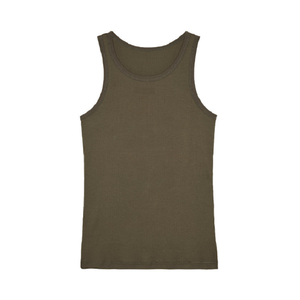 Directo de fábrica del fabricante al por mayor 100% algodón sin mangas Tank Top hombres patrón sólido estilo Casual Fitness XL Pakistán - Product Image 6
