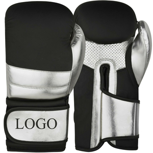 Guantes de boxeo profesionales de entrenamiento de cuero artificial duraderos OEM hechos a medida al por mayor guantes de boxeo duraderos OEM - Product Image 1