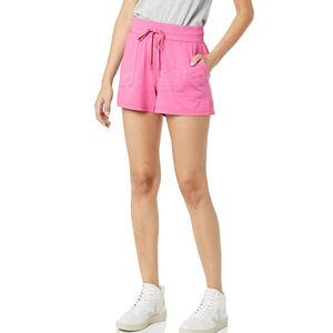 2025 prix de gros Logo personnalisé taille haute été coton Shorts pour femmes respirant avec fermeture à cordon bas quantité minimale de commande - Product Image 3
