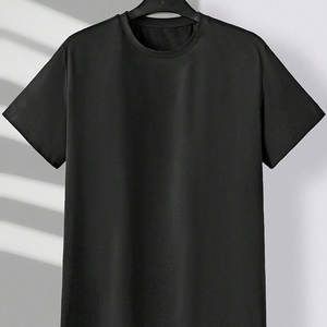 Ensemble de sport d'été pour hommes en gros, 2 pièces, t-shirt à manches courtes et short, élégant, décontracté, respirant, tissu en tissu éponge, séchage rapide - Product Image 3