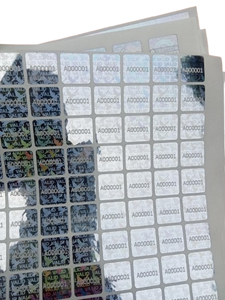 Personaliza Tu Futuro con el Papel Adhesivo para Etiquetas Digiteltech P4, Etiquetas de Compras Comerciales con Número Láser Holográfico Plateado - Product Image 2