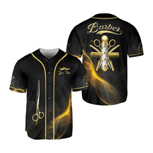 Cómodo uniforme de barra de algodón moderno de fácil mantenimiento para ambientes de trabajo de salón de barberos ocupados - Product Image 3