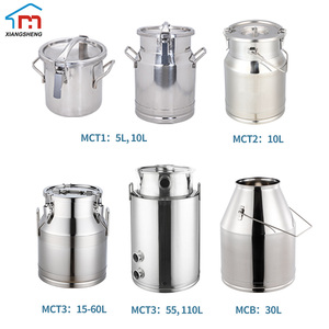 Top Standard Stainless Steel Milk Bucket Cow Goat Milking Machine Storage Kitchen Rice Cereal Grain Coffee Bean <strong>Flour</strong> <strong>Container</strong> - Product Image 4