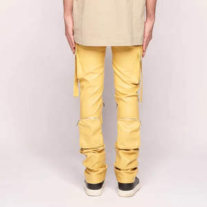 2025 Women's Leather <b>Pants</b> High Waist Elegant Straight Leg Loose and <b>Sexy</b> Streetwear Casual Style Female Trouser - Product Image 5