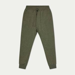 Vente en gros de pantalons de survêtement d'hiver pour hommes personnalisés 100% pantalons de survêtement de couleur unie en molleton de coton avec cordon de serrage pour les activités de jogging - Product Image 2