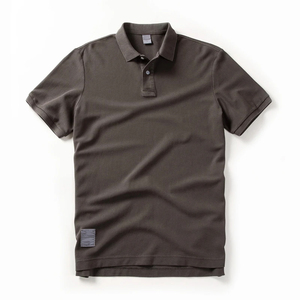 Polo de Golf de manga corta de secado rápido de poliéster para hombre, camisa Polo de Golf con logotipo impreso personalizado al por mayor - Product Image 1