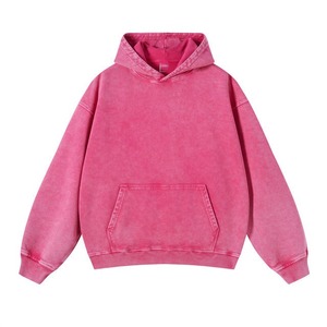 Wholesale Unisex Oversized Hoodie High Quality 100% Cotton Custom logo <b>Pullover</b> <b>Men</b> Acid Wash Hoodies Best Price - Product Image 2