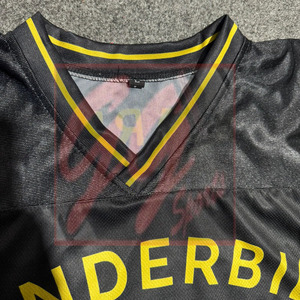 Camiseta de fútbol americano personalizada Camiseta transpirable con impresión por sublimación Proveedor de uniformes de equipo OEM - Product Image 4