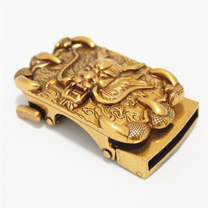 Автоматическая пряжка из золотистого сплава OEM, ширина 35 мм, на заказ, с экологичным покрытием для ремня из канваса - Product Image 2