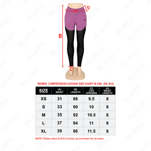 Blaze Fight Wear Leggings personalizados Secado rápido Antiestático Crossover Cintura alta Transpirable Cintura elástica Leggings de yoga - Product Image 6