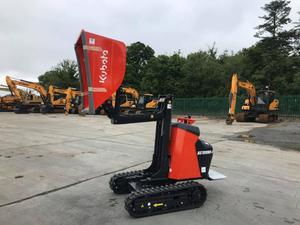 Livraison gratuite, certifié CE EPA, mini-dumper sur chenilles Kubota KC7OVHD-4, mini-transporteur sur chenilles, mini-dumper hydraulique à basculement - Product Image 2