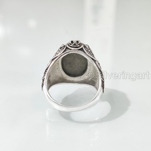 Grossiste Bague pour homme Bague de naissance en pyrite brute naturelle Toutes tailles Bijoux de Noël ottoman Bague en argent sterling 925 - Product Image 6