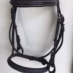 Bride d'équitation en cuir en gros OEM fabriquée au Pakistan Bride d'équitation équestre pour chevaux - Product Image 4