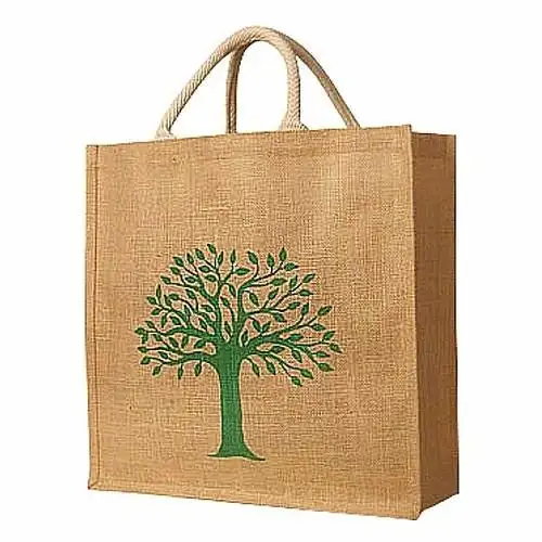 Kunden spezifische Logo Tote Jute Einkaufstasche Sac kleinen Einkaufstasche Jute Trage tasche Kaufen Sie aus Indien zum Großhandels preis